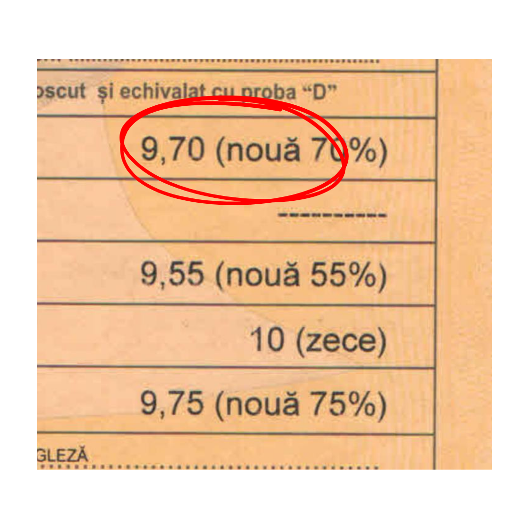 Schițe BAC Română