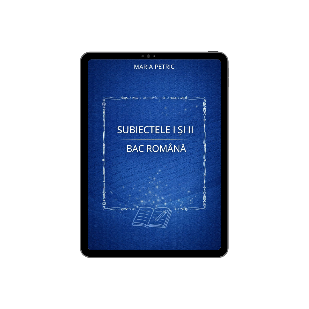 Subiectele I și II - BAC Română